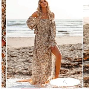 Vici Dolls Anella floral print dress size small